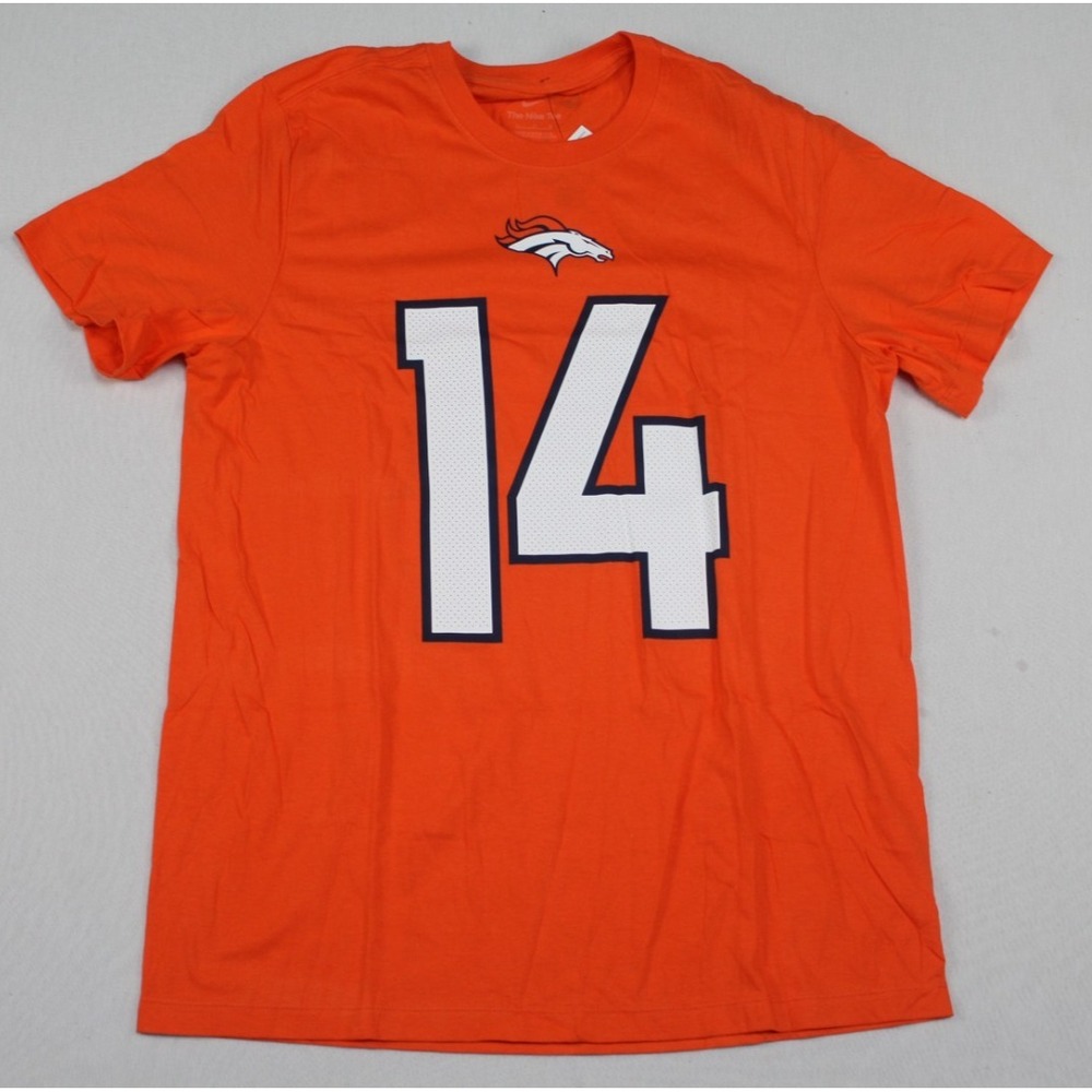 Denver Broncos Nike Men Orange Shirt Sutton 15 Nike Tee NFL Size Large